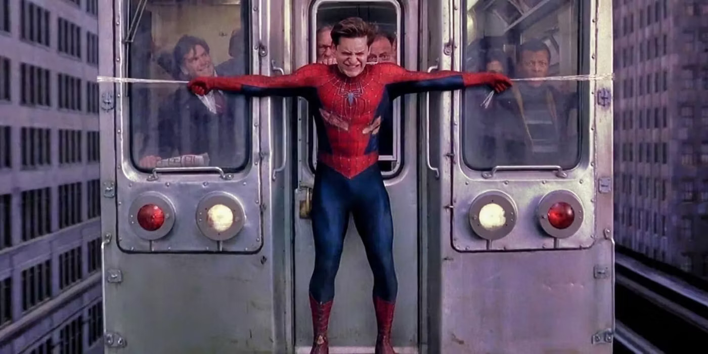 High Quality Spiderman Train Blank Meme Template