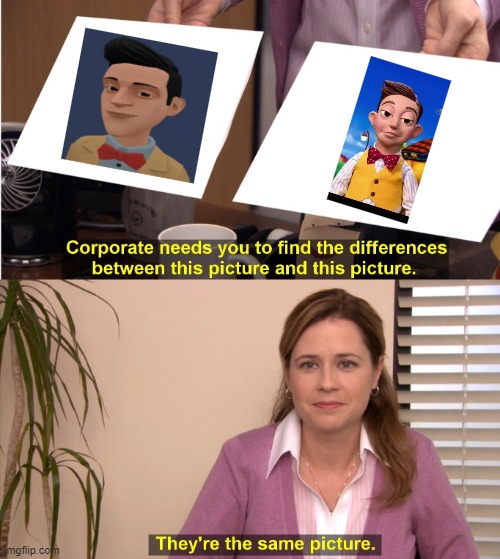 why Steven Animates looks like Stingy for LazyTown? | image tagged in memes,they're the same picture | made w/ Imgflip meme maker