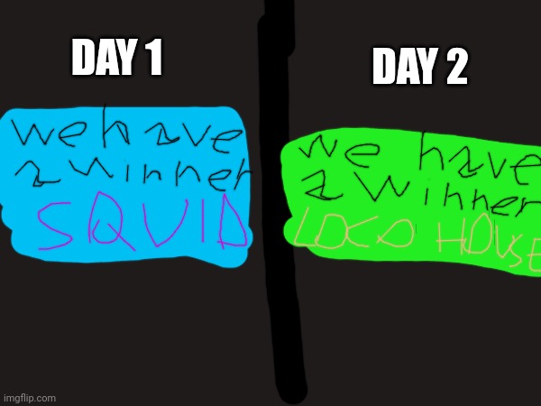 Squid and Loco House are eliminated. Which one is the eliminated of Day 3? | DAY 2; DAY 1 | image tagged in book of monsters memes,book of monsters elimination wheel | made w/ Imgflip meme maker