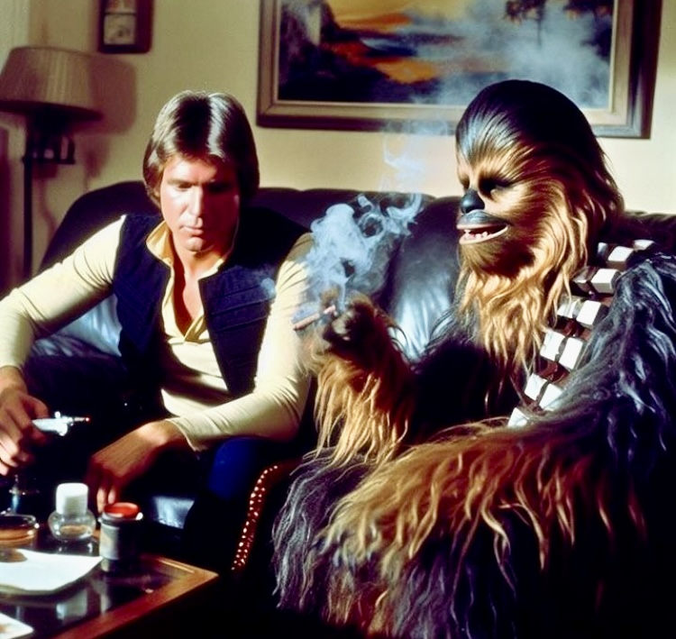 Han and Chewie Blank Meme Template