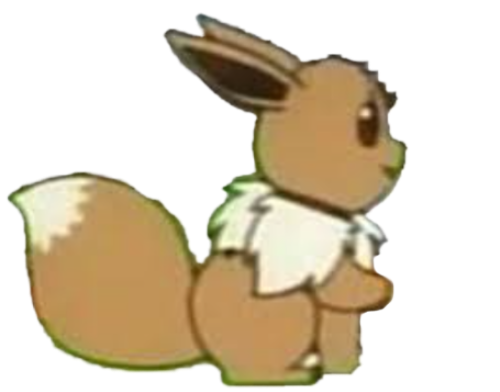 Eevee Holding Nothing Blank Meme Template