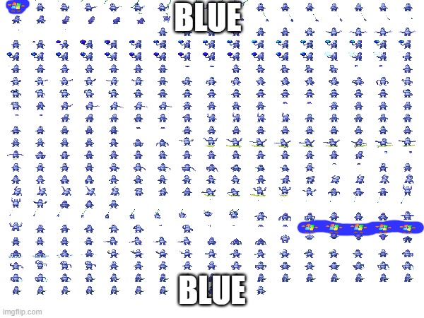 Blue | BLUE; BLUE | image tagged in blue,colors | made w/ Imgflip meme maker