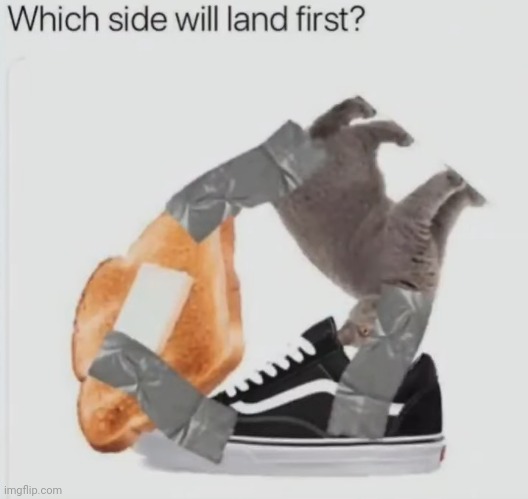 Which site will it land on first? | image tagged in funny,physics | made w/ Imgflip meme maker