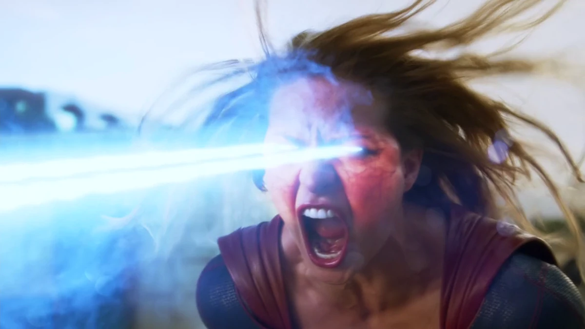 High Quality Angry Supergirl Blank Meme Template