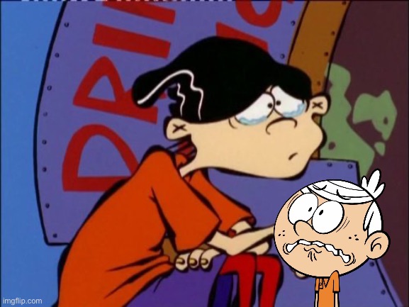 Lincoln Finds Edd | image tagged in the loud house,lincoln loud,deviantart,ed edd n eddy,sadness,depression | made w/ Imgflip meme maker