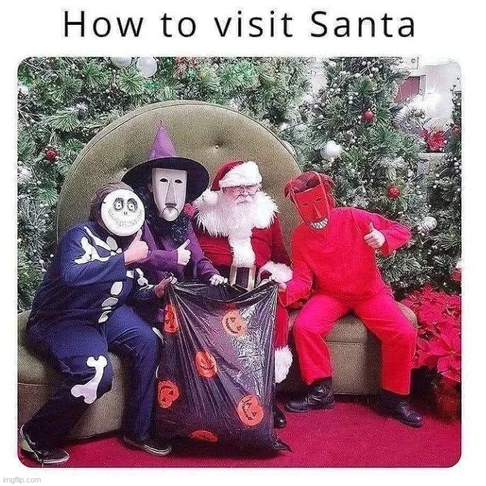 The best way | image tagged in memes,funny,christmas | made w/ Imgflip meme maker