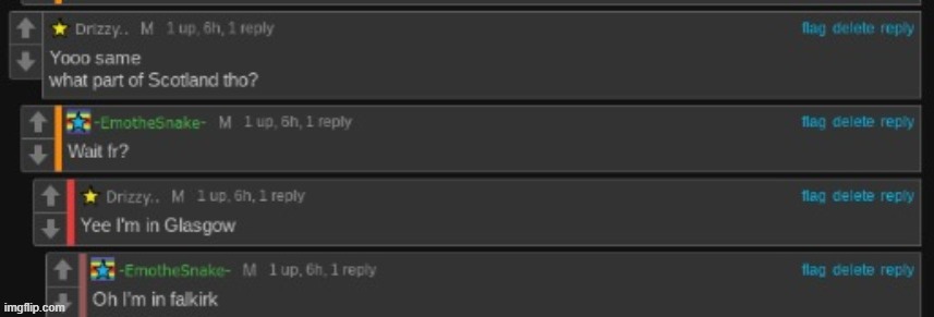 Old convo between me and Winter. I miss him so much man | made w/ Imgflip meme maker