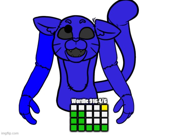Pump but he's a FNAF animatronic | Wordle 916 4/6

⬜⬜⬜⬜🟨
🟩🟩⬜⬜⬜
🟩🟩⬜⬜⬜
🟩🟩🟩🟩🟩 | image tagged in pump but he's a fnaf animatronic | made w/ Imgflip meme maker