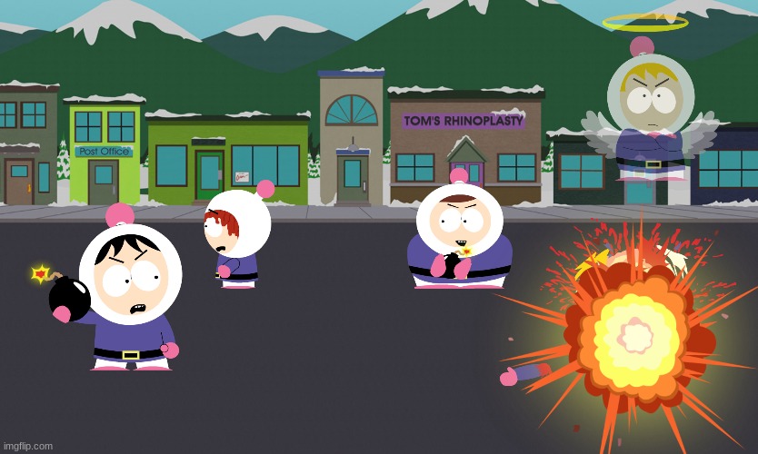 Bomberman x South Park (Art by niels827) | made w/ Imgflip meme maker
