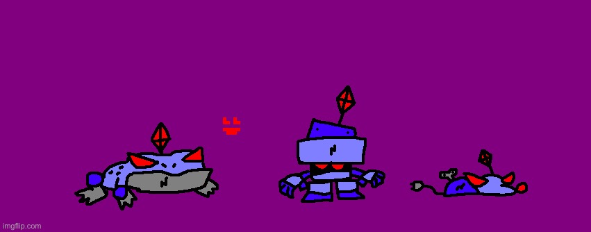 Robots | image tagged in drawing | made w/ Imgflip meme maker