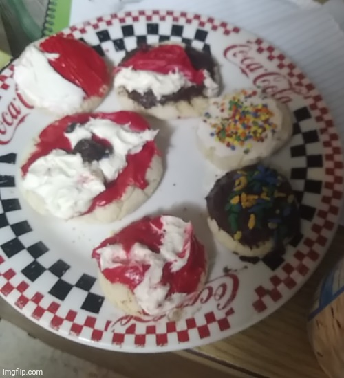 I CANNOT DECORATE COOKIES NOT EVEN THE FUCKING BLACK SANTA | made w/ Imgflip meme maker
