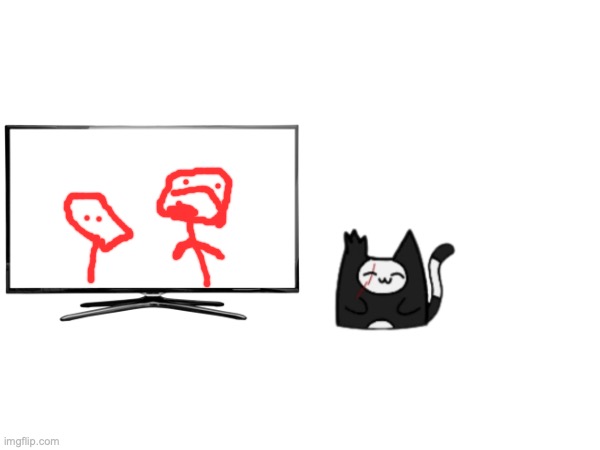 Pov: Your oc finds Milo watching absolute slop of a childrens show that will melt his mind | made w/ Imgflip meme maker