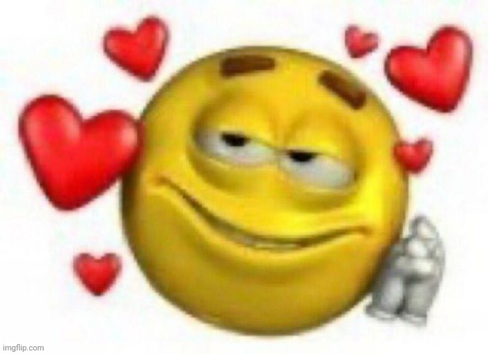 yellow guy with hearts | image tagged in yellow guy with hearts | made w/ Imgflip meme maker