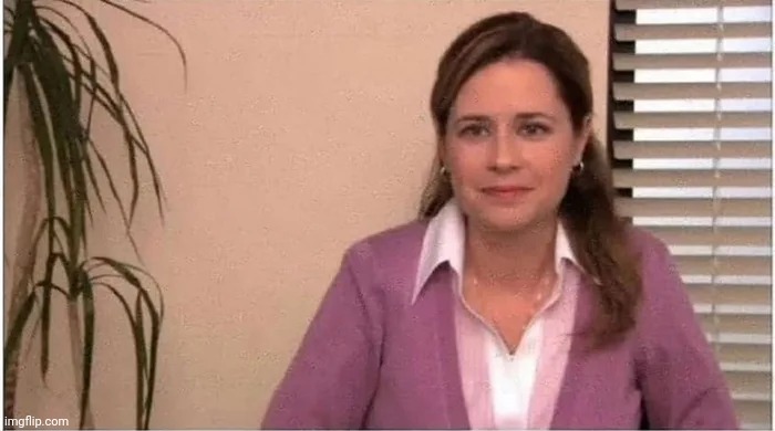 Office Pam | image tagged in office pam | made w/ Imgflip meme maker