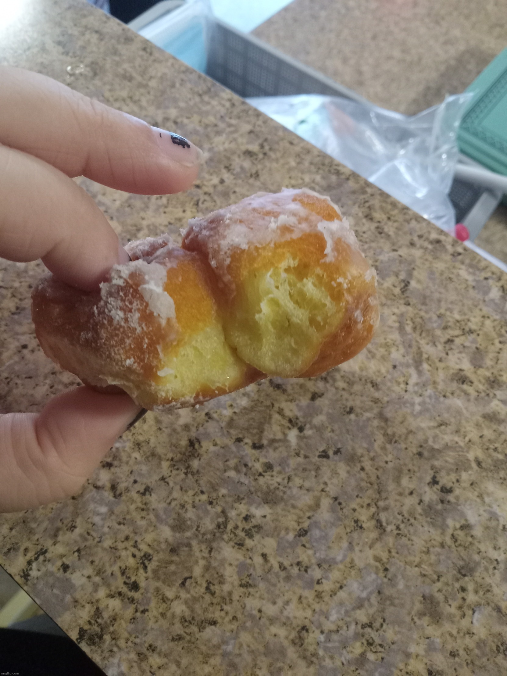 Doughnut hole balls | image tagged in doughnut hole ass | made w/ Imgflip meme maker