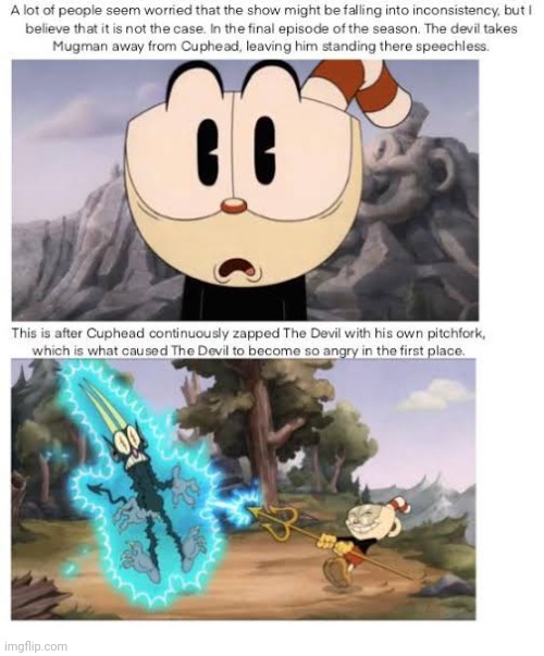 I believe that the change in Cuphead's character in season 2 is ... | made w/ Imgflip meme maker