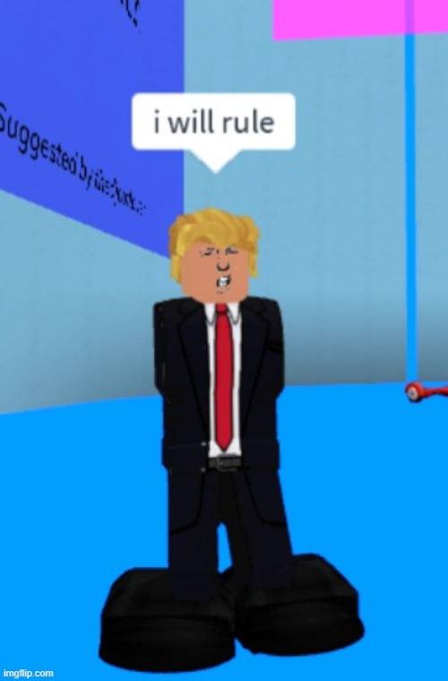 5 upvotes and this goes into politics | image tagged in roblox cursed | made w/ Imgflip meme maker