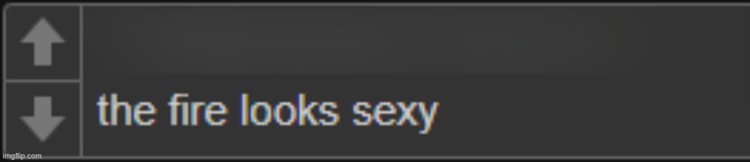 guess the user | image tagged in the fire looks sexy | made w/ Imgflip meme maker