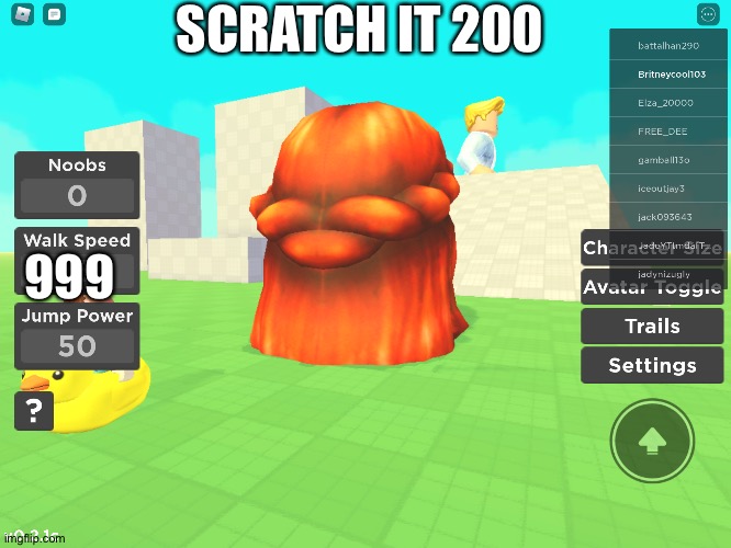 Scratch Iq update | SCRATCH IT 200; 999 | image tagged in memes,infinite iq | made w/ Imgflip meme maker