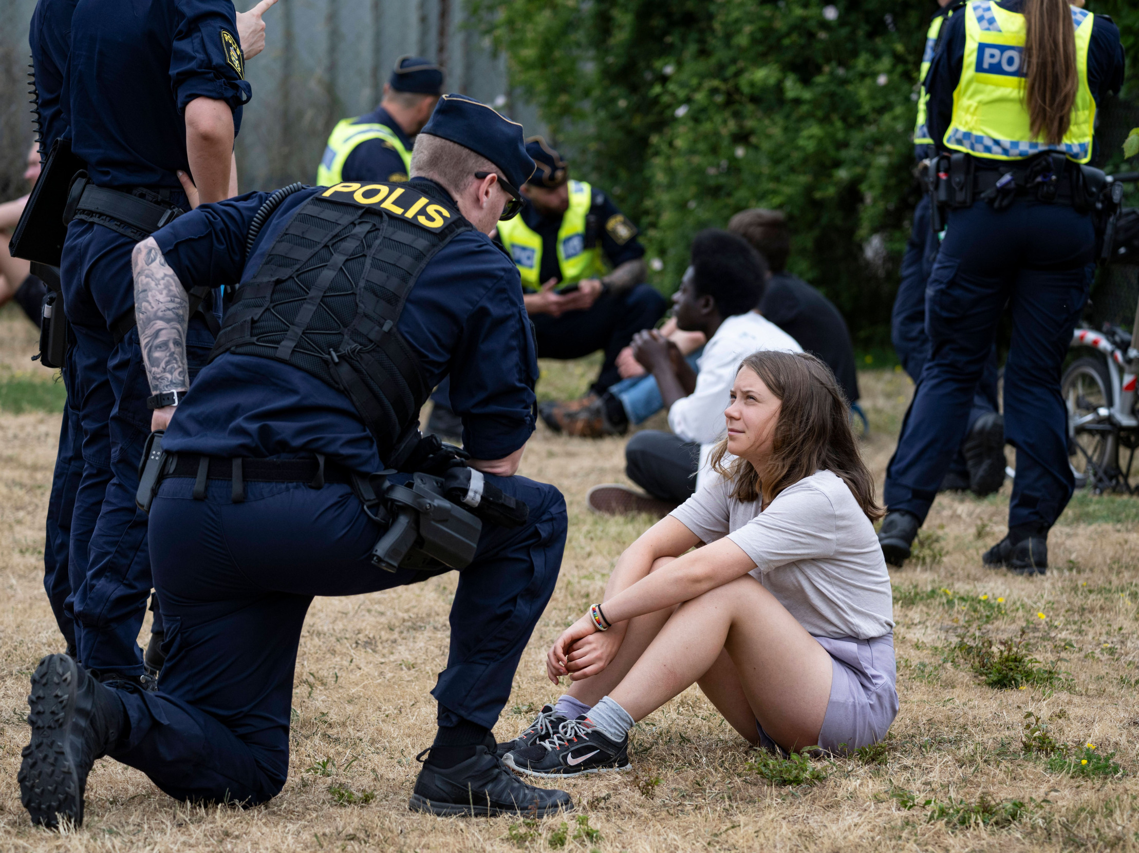 GRETA THUNBERG Blank Meme Template