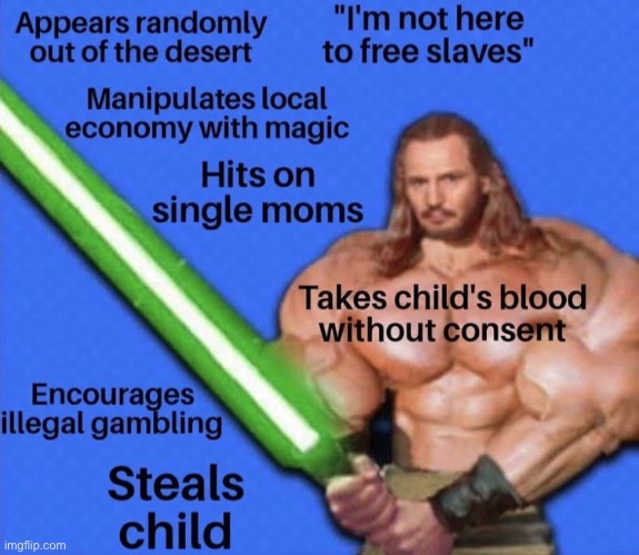 Qui-Gon Jinn | made w/ Imgflip meme maker