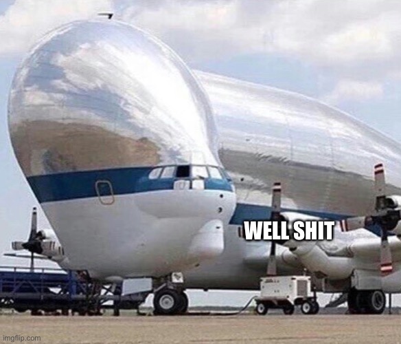 Plane turning around | WELL SHIT | image tagged in plane turning around | made w/ Imgflip meme maker