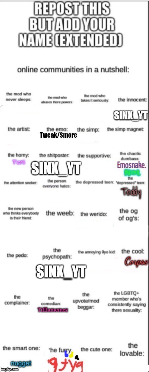 SINX_YT; SINX_YT; SINX_YT | made w/ Imgflip meme maker