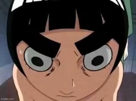 Rock Lee fish eye | image tagged in rock lee fish eye | made w/ Imgflip meme maker