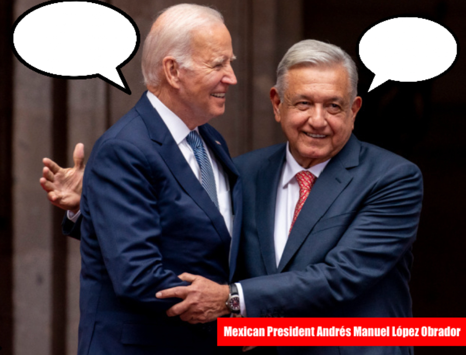 Biden Lopez Obrador Blank Meme Template