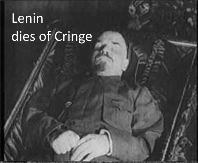 Lenin dies of CRINGE Blank Meme Template