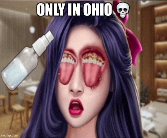 WTF IS THIS☠️☠️☠️ | ONLY IN OHIO 💀 | image tagged in only in ohio | made w/ Imgflip meme maker