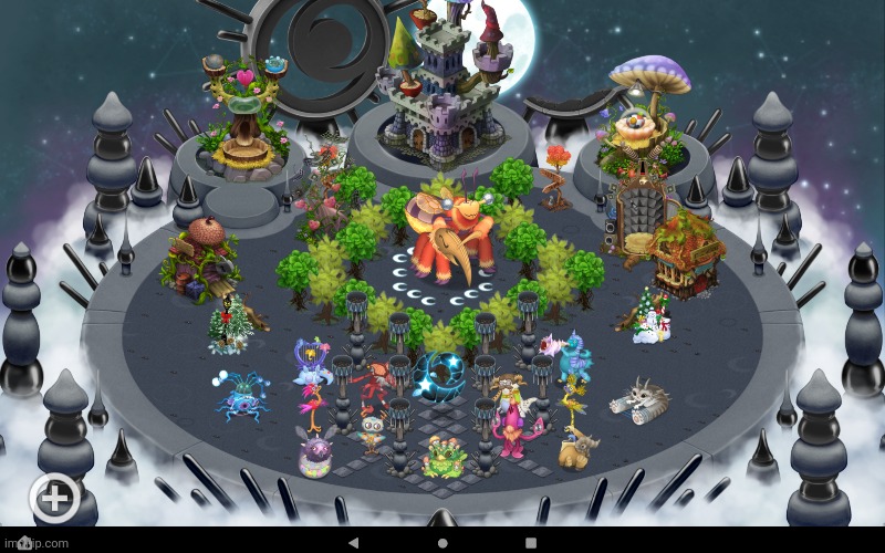 Rate my Mythical Island | image tagged in my singing monsters,mythical,island,rate,my,setup | made w/ Imgflip meme maker