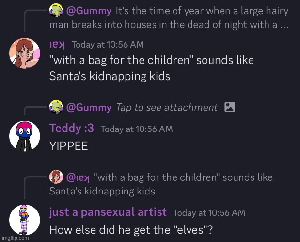 Gummy’s discord kinda nuts tbh - Imgflip