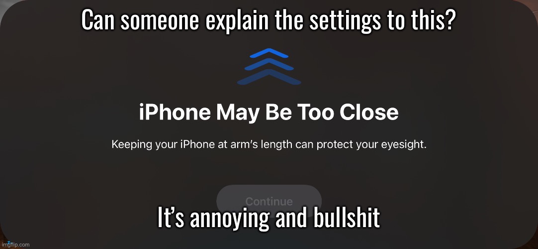 Can someone explain the settings to this? It’s annoying and bullshit | made w/ Imgflip meme maker
