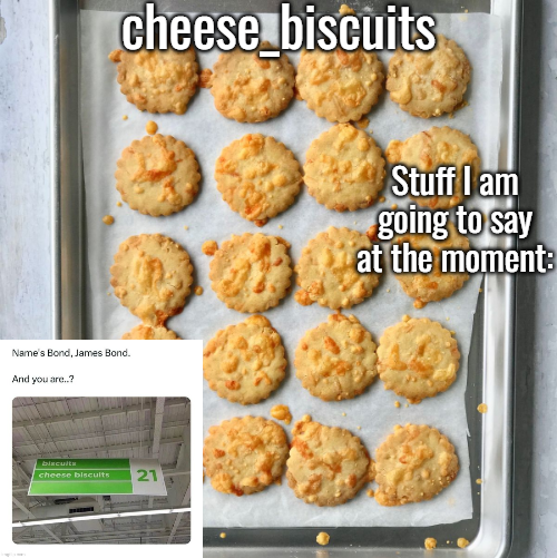 High Quality cheese_biscuits Blank Meme Template