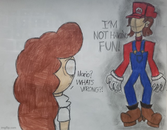 Lian and Stanley | image tagged in mario,sm64 classified,drawing | made w/ Imgflip meme maker