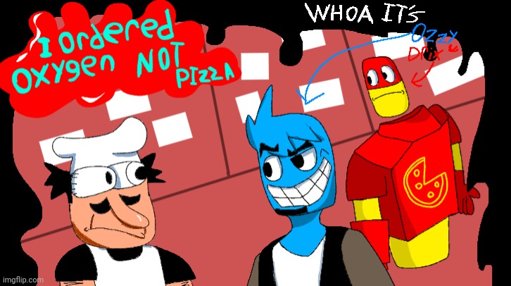 Ok why does this image go hard though | image tagged in i ordered oxygen not pizza | made w/ Imgflip meme maker