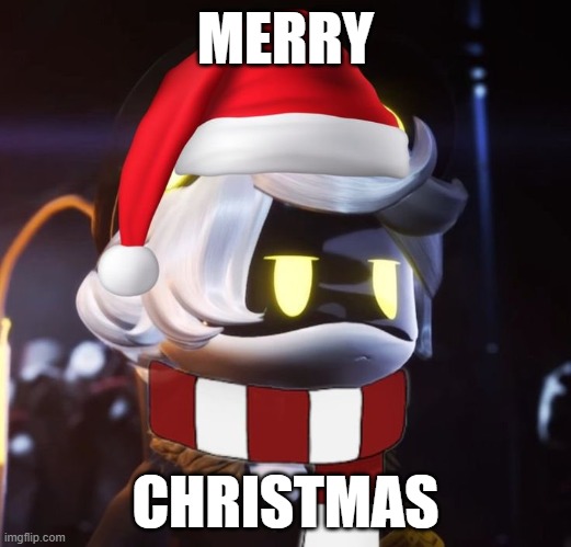Merry Christmas! (posting a lil early 'cause I probably won't be on much tomorrow) | MERRY; CHRISTMAS | image tagged in christmas,murder drones,n,merry christmas,holidays,happy holida | made w/ Imgflip meme maker