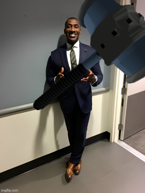 Andrew | image tagged in shannon sharpe posing | made w/ Imgflip meme maker