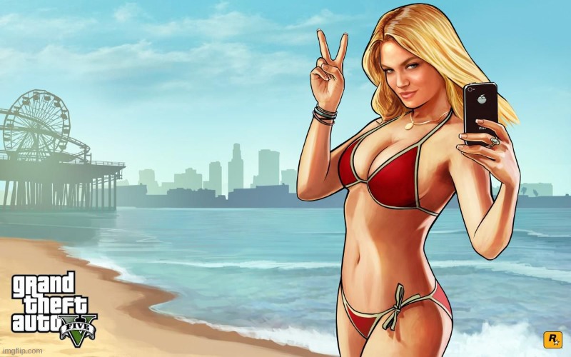 GTA 5 Loading screen girl | image tagged in gta 5 loading screen girl | made w/ Imgflip meme maker