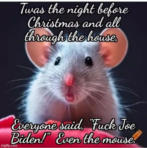 Even the mouse | image tagged in fjb,even the mouse | made w/ Imgflip meme maker