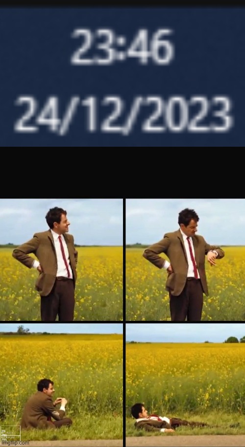 . | image tagged in mr bean waiting,christmas,christmas eve,stop reading the tags,you have been eternally cursed for reading the tags | made w/ Imgflip meme maker