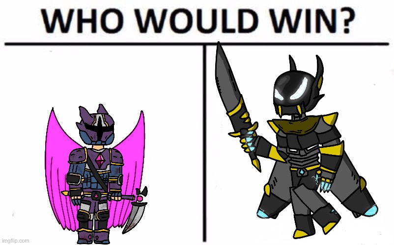 Interitus easily beat Supernova’s ass a few stories ago, but he didn’t have access to any kind of magic then | image tagged in memes,who would win | made w/ Imgflip meme maker