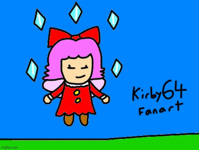 Fan art of Ribbon from Kirby 64. | made w/ Imgflip meme maker