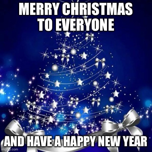 Merry Christmas! | MERRY CHRISTMAS TO EVERYONE; AND HAVE A HAPPY NEW YEAR | image tagged in merry christmas,happy new year,memes | made w/ Imgflip meme maker
