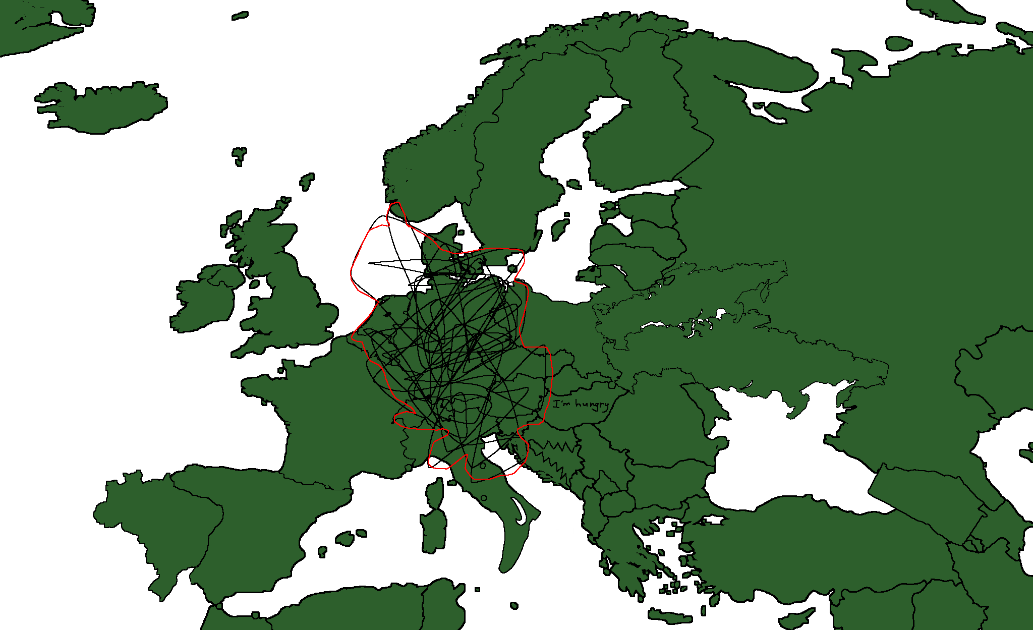 Map of Europe Blank Meme Template