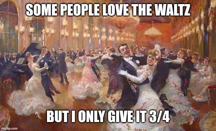 Waltz | image tagged in bad pun | made w/ Imgflip meme maker