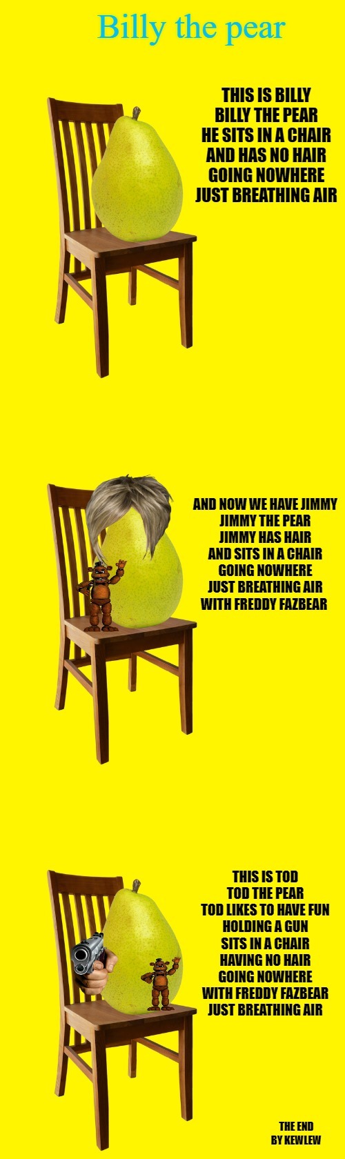 A pear in a chair | image tagged in pear,chair,kewlew | made w/ Imgflip meme maker