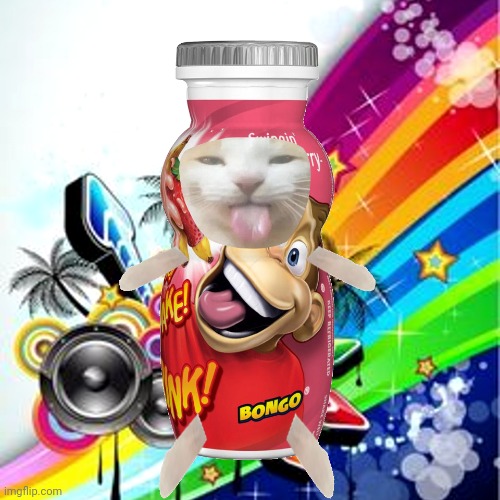 Danimals cat | image tagged in danimals cat | made w/ Imgflip meme maker