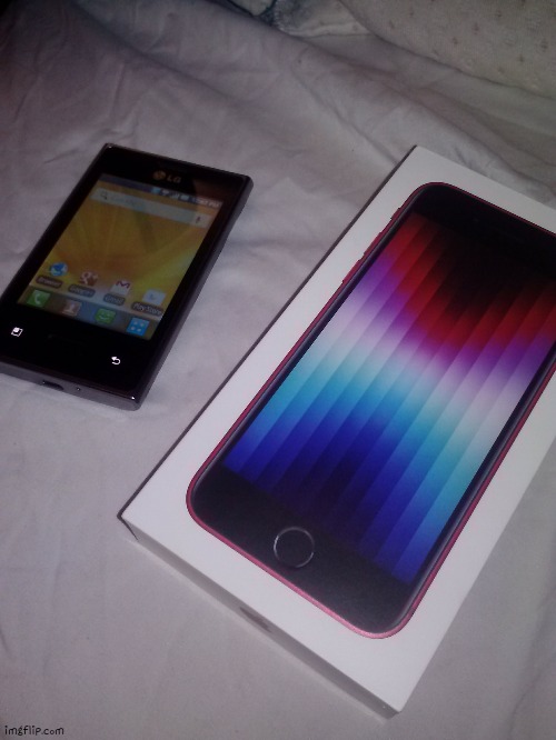 Two new phones i got for christmas | made w/ Imgflip meme maker